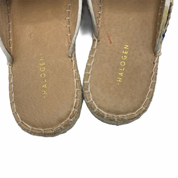 Halogen Multicolor Sequins Espadrille Mules 7-1/2M - Picture 6 of 11